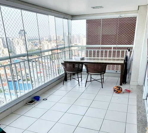 Imagem 19 de 20 de Apartamento Mobiliado 132m² Andar Alto 3 Suites Varanda Gourmet 2 Vagas
