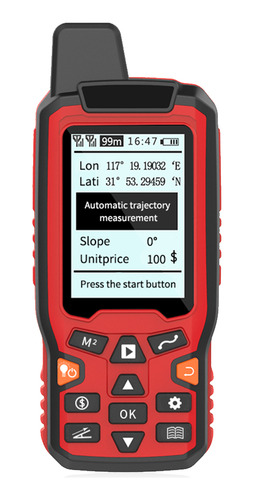 Metro Digital Gps Área Mano Lcd Retroiluminado