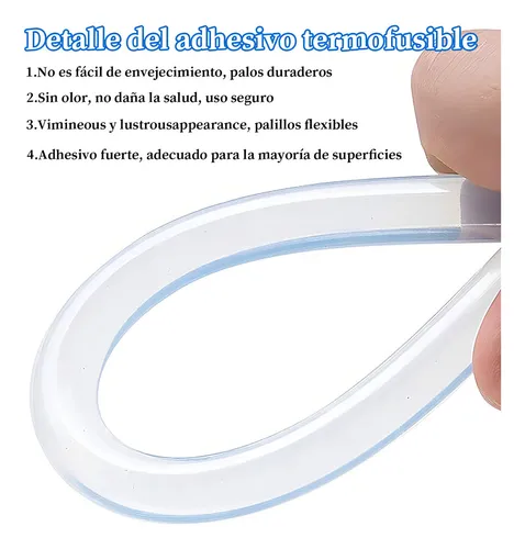 Mr Tape Barra De Silicon Delgado- 1 Kilo Color Transparente