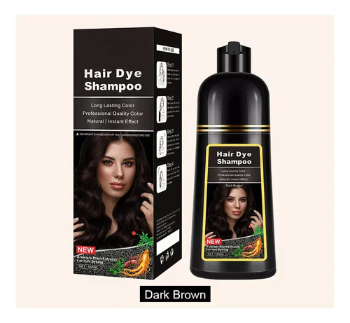 H Shampoos Instantâneos Para Tingir O Cabelo 500ml.da1