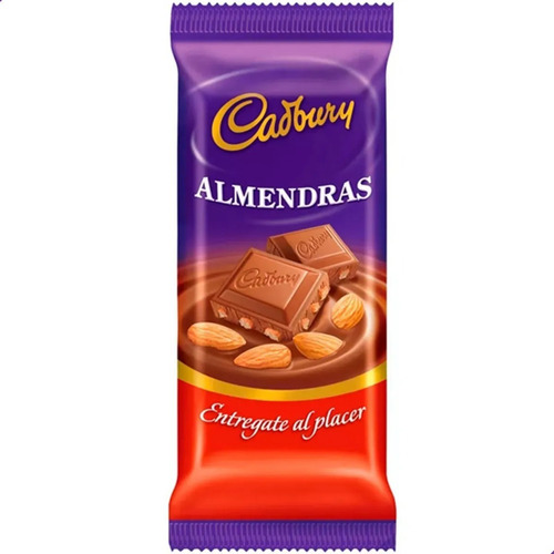 Chocolate Cadbury Almendras X 72 G Sin Tacc - Lollipop