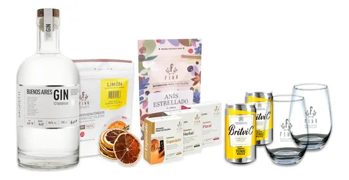 Buenos Aires Gin Tonic Kit Set Tragos De Autor Fika Moretti
