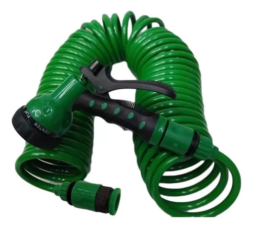 Manguera Espiral 30m Con Pistola Rociador Jardin Camping
