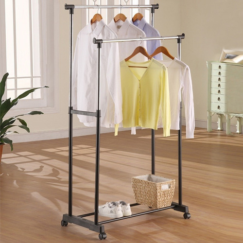 Rack Negro Doble Ajustable