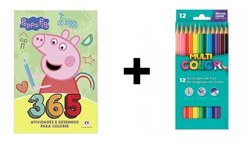 Peppa Pig Art Set - lápis de colorir para crianças