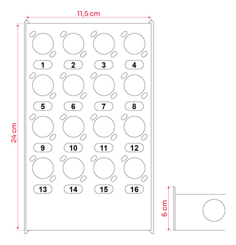 Medusa 16 Vias Profissional Combo Conector Xlr Numerados 3mt