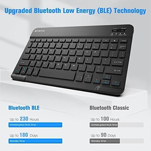 Funda Con Teclado Fintie / Para Galaxy Tab A8 10.5 / Black