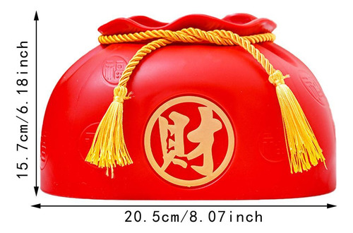 Caja De Pañuelos Con Forma De 20,5 Cm X 15,7 Cm Rojo