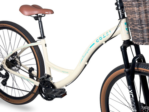 Bicicleta Aro 29 Colli Munique Shimano 21v. Urban Bege