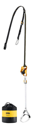 Pedal Knee Ascent Loop Petzl Color: Negro-amarillo