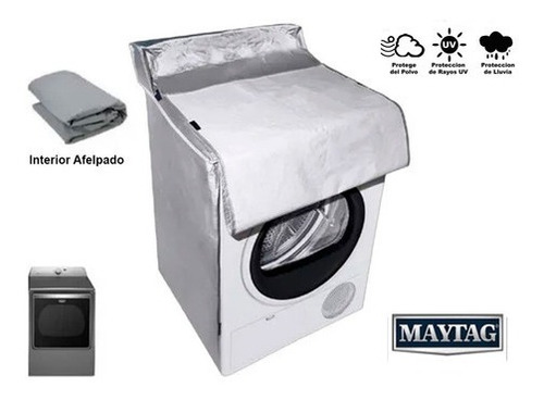 Cubierta Para Secadora Apert Front Panel Impermeable Maytag
