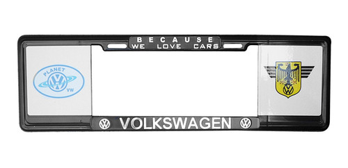 Portaplacas Europeo Blazon Aguila Volkswagen Planet Vw