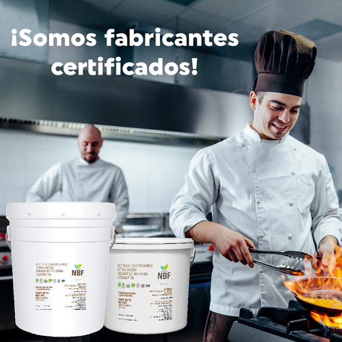 Aceite De Coco Orgánico Neutro, 5 L Prensado En Frío