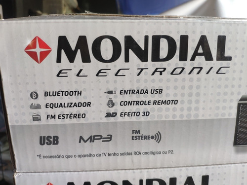 Home Theater Sound Bar Mondial Novo Envio Imediato