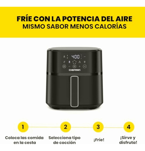 Chefman | Freidora De Aire Digital De 5.7 Litros De
