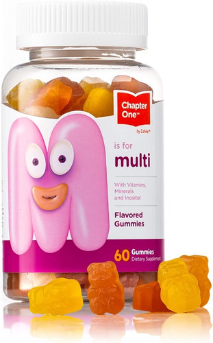 Chapter One, 60 Gomitas Multivitamínico Niños Kosher Sabor Bayas