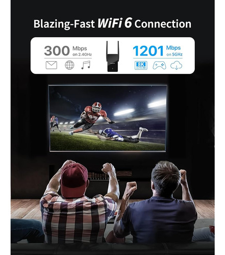 Amplificador Wifi 6 Ax1500 Extensor De Alcance Para Hogar