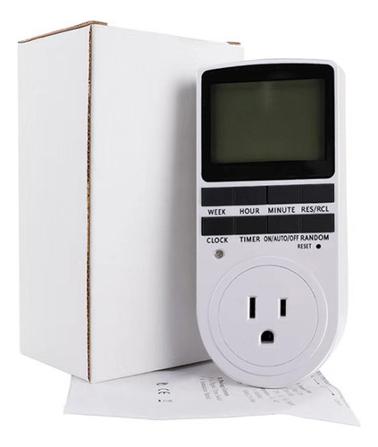 Enchufe Temporizador Digital Programable Con Pantalla Lcd Pa