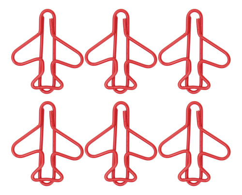 Lindo Sujetapapeles, 100 Unidades, Con Forma De Avión, Para