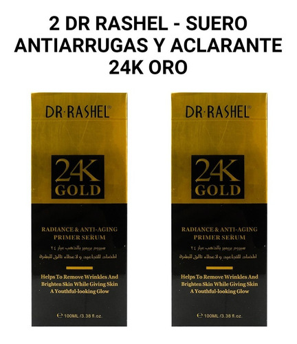 2 Dr Rashel - Suero Antiarrugas Y Aclarante 24k Oro