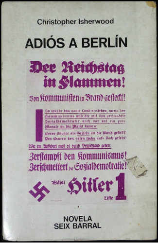 Adiós A Berlín. Christopher Isherwood. 2da. Ed. 1973 49n 478