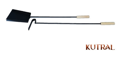 Parrilla 70x50cm + Juego Pala Y Atizador + Brasero Kutral