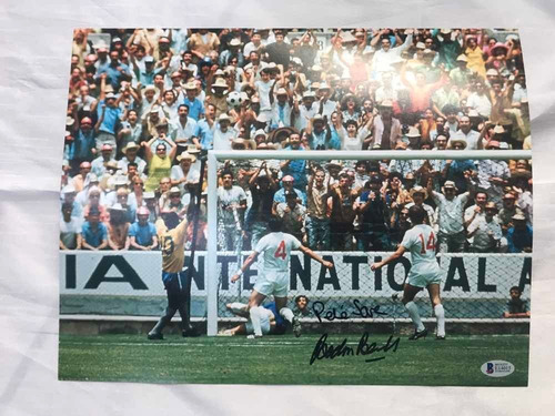 Foto Firmada Por Gordon Banks Mundial Mexico 70