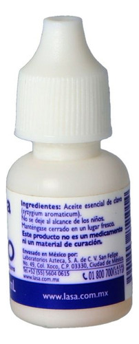 Lasa Esencia De Clavo Frasco Gotero Con 5 Ml