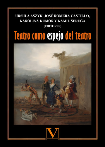 TEATRO COMO ESPEJO DEL TEATRO, de VV. EE. Editorial Editorial Verbum, tapa blanda en español