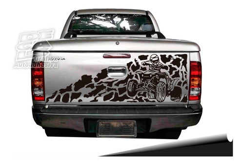 Calco Toyota Hilux Atv Cuatriciclo Decoración Portón