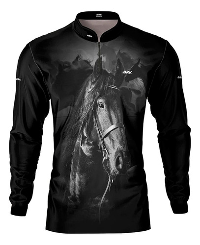 Camisa Camiseta Cavalo Country Mangalarga Cavalgada Com Uv50