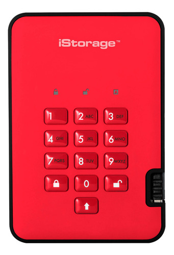 Istorage 5tb Diskashur2 Usb 3.1 Encrypted Portable Hdd (fier