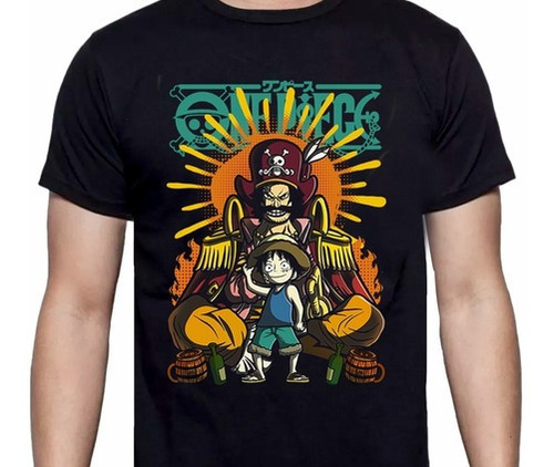 One Piece - Luffy Gold Roger  - Polera - Anime