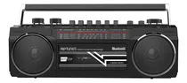 Comprar Riptunes Cassette Boombox, Retro Blueooth Boombox, Reproductor De Casete Y Grabador, Radio Am\u002Ffm\u002Fsw-1-sw2, Radio De 4 Bandas, Usb, Sd Y Entrada Auxiliar, Color Negro