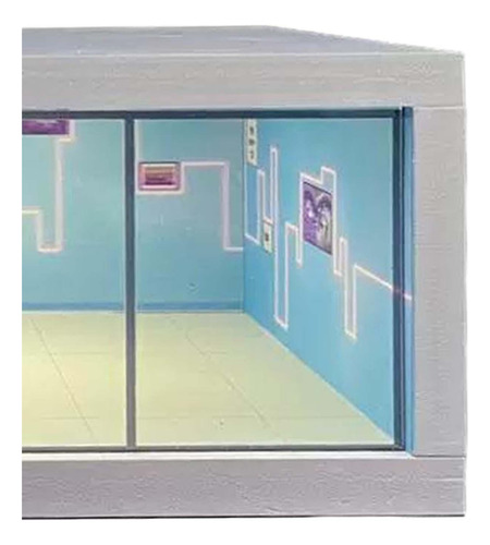 Estuche De Exposición Led Para Estacionamiento A Escala