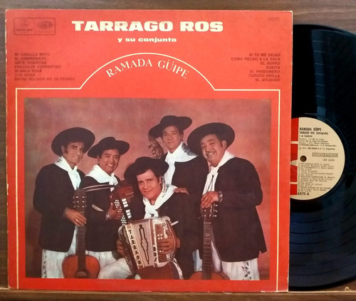 Tarrago Ros - Ramada Guipe - Lp Vinilo 1974 Folklore Chamame