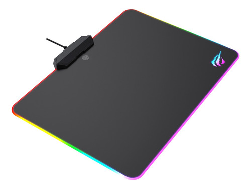 Alfombrilla de ratón Havit Mp909 Gamer con iluminación RGB negra