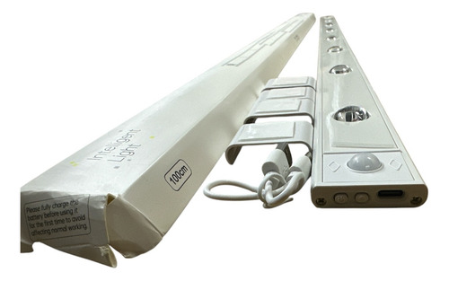 Barra Varilla Tira Led Bajo Alacena Sensor 3 Tonos Usb 100cm 3 Blancos