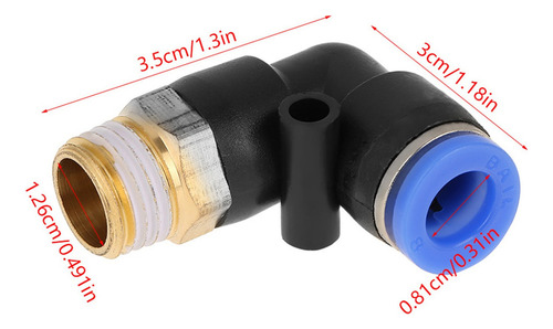 Conector Rápido De Aire, Conexiones Rápidas Neumáticas, Dura
