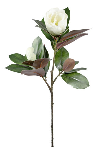 Vara Magnolia Flor Artificial 80cm Calidad Premium.
