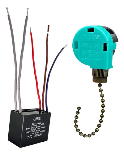 Accesorio Para Interruptor De Ventilador De Cadena De Bronce