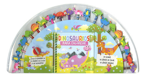 Dinosaurios Para Colorear, de Varios autores. Editorial TODOLIBRO, tapa blanda, edición 1 en español