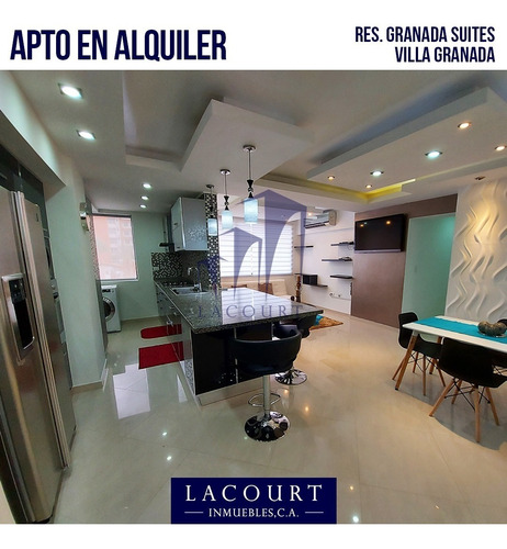 Imagen 14 de 17 de Apartamento En Alquiler Amoblado Ubicado En Conjunto Residencial Granada Suites Villa Granada ! Ad