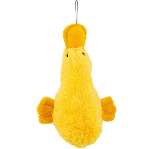 Brinquedo Mordedor Big Duck Pelúcia 3 Apitos Jambo Pet 36 Cm