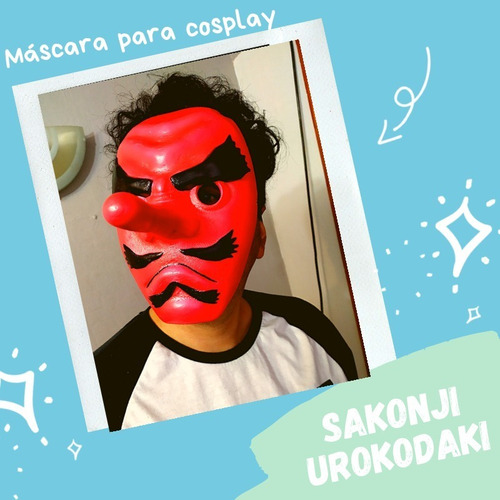 Kimetsu No Yaiba-máscara Cosplay Urokodaki Maestro Tanjiro