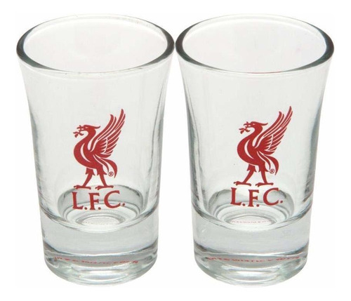 Liverpool Fc Paquete De Dos Vasos De Chupito Con Texto En