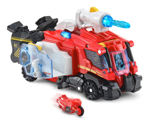 Camión De Bomberos Vtech Triceratops Switch And Go Personaje Color