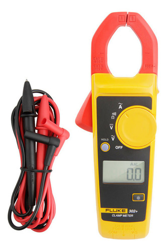 Alicate Amperímetro Fluke F302+ Multímetro Digital Com