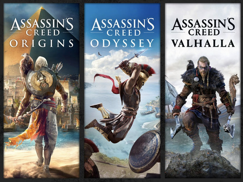Assassin's Creed: Valhalla + Origins + Odyssey - Digital