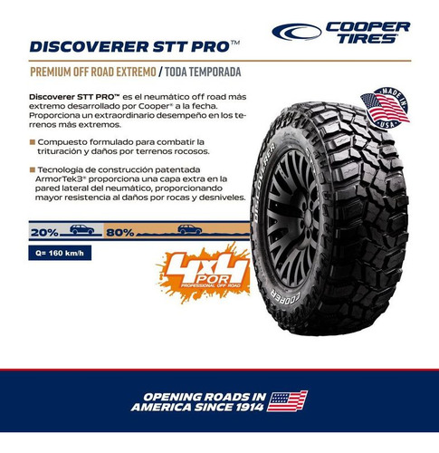 Llanta Lt285/70r17 121/118q Discoverer Stt Pro Cooper